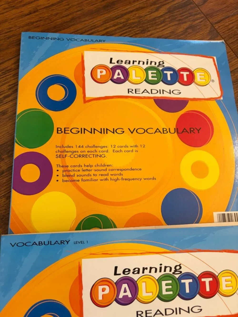 Level 1 Learning Palette Reading Set With 4 Card Packs & 1 Base Set A S4